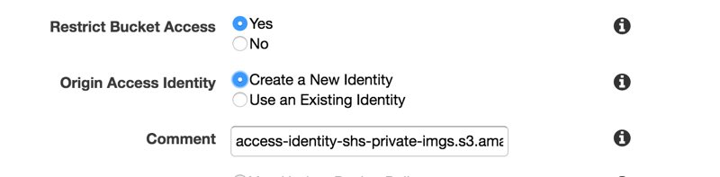 Creating Origin Access Identity with CloudFront distribution creation