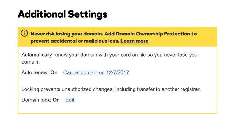 Unlock Domain Transfer on GoDaddy