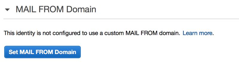 Setting MAIL From on Amazon SES domain settings
