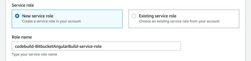 AWS CodeBuild IAM service role