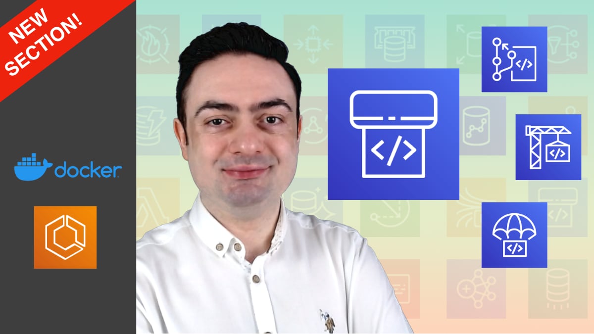 New Docker & ECS Rolling Deployments Section on AWS CodePipeline Step by Step